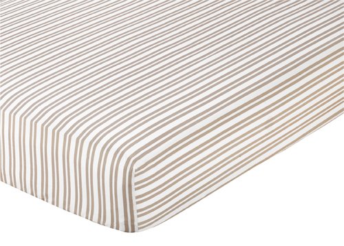 Giraffe Fitted Crib Sheet for Baby/Toddler Bedding by Sweet Jojo Designs - Stripe