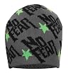 No Fear Men's DIAGONAL REPEAT BEANIES- Grey