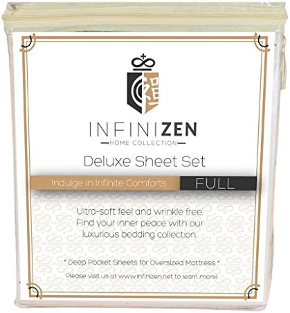 Infinizen Deluxe Bed Sheet Set (Mother of Pearl, Full)