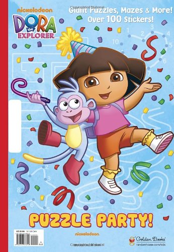 Puzzle Party! (Dora the Explorer) (Giant Coloring Book)