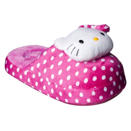 Girls' Hello Kitty Scuff Slippers - Pink (M (2-3))