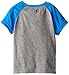 Under Armour Baby-Boys Infant Raglan Velocity Big Logo Short Sleeve Gray