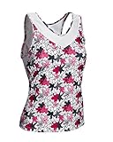 IMAGE OF New Balance Women's Lace U Sporty Running Tank (Multi,X-Large)