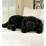 Super Soft Labrador Body Pillow with Realistic Features, in Brown