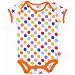 Little Miss Matched Onesie, White Zany Dot/star3-6 Mo