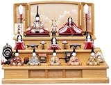 ひな人形 一秀 作 木目込み人形 十人飾り 雛人形 1017