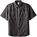 Dickies Men's Big Short Sleeve Chambray Western Shirt