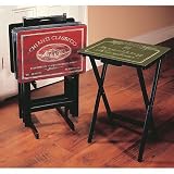 Cape Craftsmen Classic Wine Label TV Trays