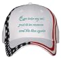 Ran into my ex: put it in reverse and hit him again USA Flag Hat / Baseball Cap