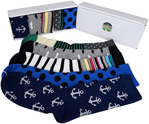 Mens Colorful Socks for Men by Gentleman Underground 5 Pairs