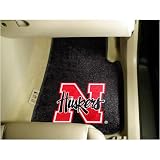 24 x 18 Nebraska Cornhuskers 2 Piece Car Mat