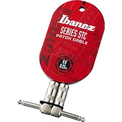 Ibanez STC05LL Instrumentenkabel - Serie STC Patchkabel, Winkelklinke - Winkelklinke, schwarz