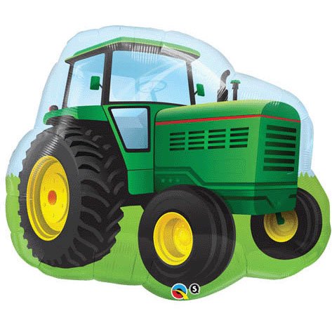 Mayflower Distributing Farm Tractor Shaped Jumbo Foil Balloon-image