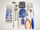 Uhrmacherwerkzeug - 26 teiliges Set + 10 Batterien