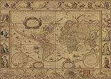 Antique Map Wall Mural