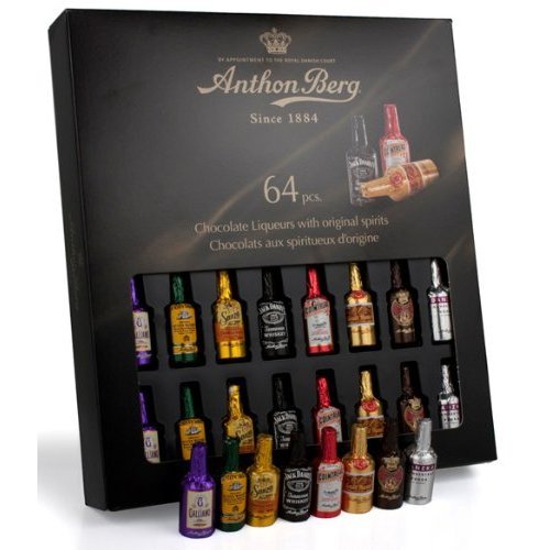 Image of Anthon Berg Chocolate Liqueurs with Original Spirits - 64 pcs. Gift Box