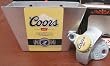 Coors Beer Card / Stainless Steel Cap Catcher & Custom Bottle Cap Opener