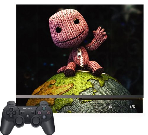 Little Big Planet Sackboy game SKIN 4 Playstation 3 PS3