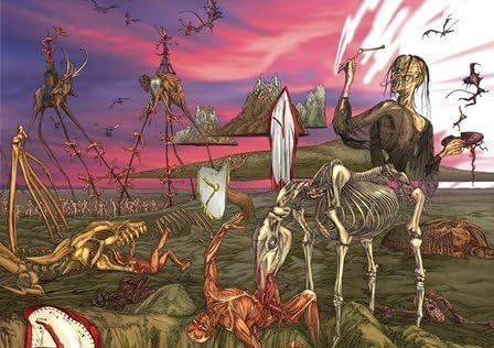 Rose jack 24 INCH / ART Poster / satanic demon monster horror evil death gore macabre abstract fantasy Home Decoration