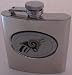 Hip Flask St Louis Rams 6oz. Stainless Steel Flask Embellished with a Fine Pewter Emblem