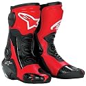 Alpinestars S MX Plus Racing Boots Black/Red