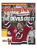 Sporting News Magazine June 19, 2000 - The Devils Did It - How Schott Stevens pushed New Jersey ... Photographic Poster Print, 12x16