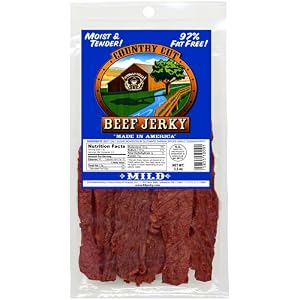 Buffalo Bills 3.5oz Mild Country Cut Beef Jerky Pack by Buffalo Bills Premium Snacks