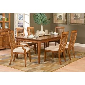 7pc Laurel Heights Collection Solid Wood Dining Table and Chairs Set by Homelegance