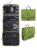 BAGSMART-Hanging-Travel-Toiletry-Bag-Cosmetic-Carryon-Case-Folding-Makeup-Organizer-with-Breathable-Mesh-Pockets