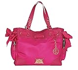 Juicy Couture Easy Everyday Malibu Nylon Daydreamer Tote, Hot Pink