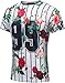 URBAN K Men's designer T-shirt Floral 99