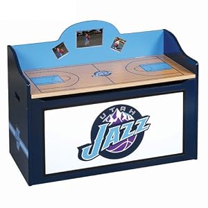 Guidecraft NBA Jazz Toy Box by GuideCraft