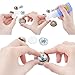 Souarts Mix Randomly Lucky Evil Eye Glass Flatback Scrapbooking Dome Cabochons 20mm Pack of 10pcs