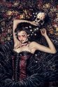 Victoria Frances (Skull Girl) Art Poster Print - 24" X 36"
