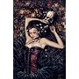 Victoria Frances (Skull Girl) Art Poster Print - 24" X 36"