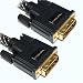 Electronics : Fisual Hollywood DVI To DVI Cable - High Purity 26AWG Conductor, 4m length