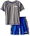 STX Big Boys' 2 Piece Performance Athletic T-Shirt and Short Set, Royal, 12
