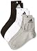 adidas AD 2539 Flat Knit Ankle Socks, Men