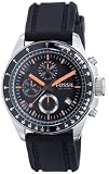 Fossil Mens Watch Decker CH2647 with Black Multi Dial and Black PU Strap