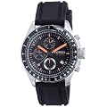 Fossil Mens Watch Decker CH2647 with Black Multi Dial and Black PU Strap