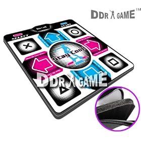 Dance Dance Revolution DDRgame (Super Sensitive-No More Delay) PS1 /PS2 Super Deluxe Pad (Version 4.0) with 1" Foam Insert