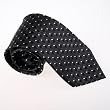Black Patterned Woven Silk Tie Gift Box Set Black Valentines Day T8428
