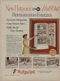  : HARRIET NELSON - co-star of Hotpoint's famous "Ozzie & Harriet" TV program. ..... 1955 Hotpoint Eye-Hi Roll-Out Refrigerator Freezer Ad, A4944A.