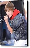 Justin Bieber On Stage For Nbc Today Canvas Print / Canvas Art - Artist Everett
