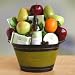 Life's Simple Pleasures Organic Fruit & Spa Gift Basket
