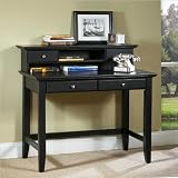 Home Styles 5531-162 Bedford Student Hutch Desk, Ebony