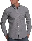 Nautica Men's Mini Houndtooth Long Sleeve Woven
