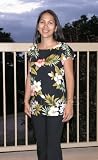Pullover Blouse - Hibiscus Plumeria Cap Sleeve Side Slits Women's Hawaiian Aloha Pupu Top