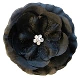 A Girl Company Black Layered Flower Hair Clip