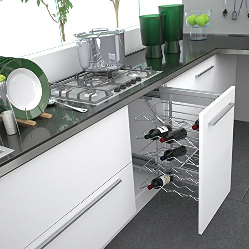 Rev-A-Shelf Rev-A-Shelf Wine Base Organizer, Chrome, Chrome Wire